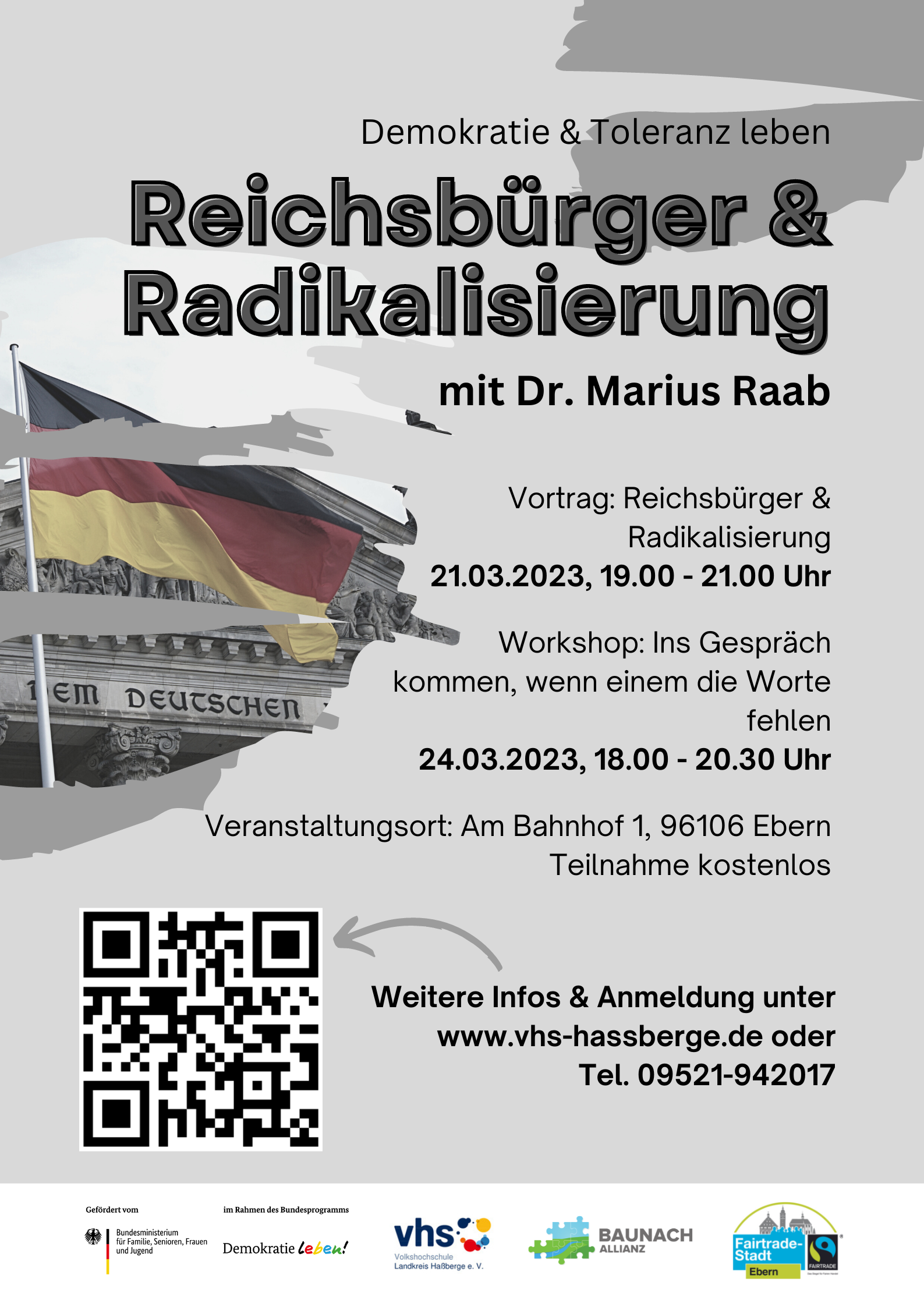 Veranstaltung: Reichsbürger & Radikalisierung mit Dr. Marius Raab